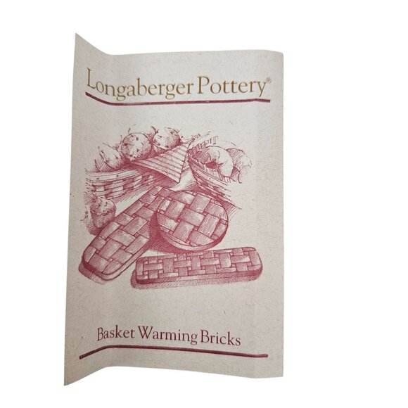 Longaberger Cracker Basket Brick Liner Protector Divider 30201 Vintage - Picture 9 of 11